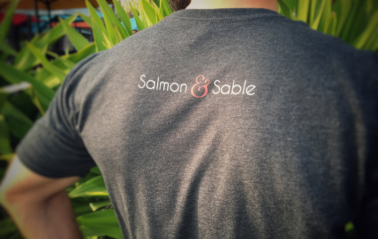 T-Shirt - Salmon School Art (All Season)